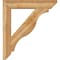 Ekena Millwork Funston Slat Rough Sawn Bracket w/ Offset Brace, Western Red Cedar, 8"W x 40"D x 44"H BKT0806X40X44FST06RWR - alternate 3